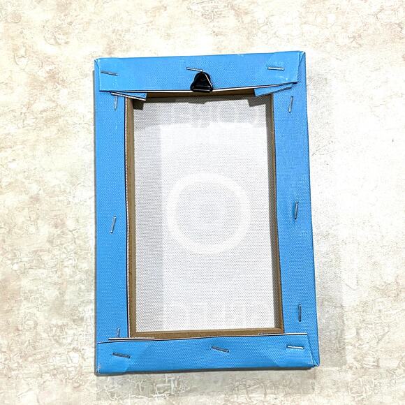 Pack of 2 Small Wall Art Prints Decor Room Posters UNFRAMED Orange and Blue Set - Picture 5 of 8